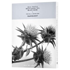 RAWQUEST Milk Thistle Brightening SPA Black Mask